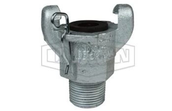 AMBB COPLE MARCA DIXON, CONEXION MACHO NPT, HIERRO, TIPO 2 GARRAS.