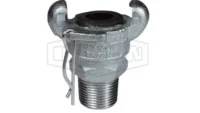 GAM2 COPLE MARCA DIXON MACHO NPT GALVANIZADO TIPO 2 GARRAS