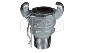 GAM2 COPLE MARCA DIXON MACHO NPT GALVANIZADO TIPO 2 GARRAS