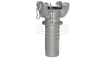 GAM26 COPLE MARCA DIXON, CONEXION 2 Pulg. EXTREMO DE MANGUERA, GALVANIZADO, TIPO 4 GARRAS