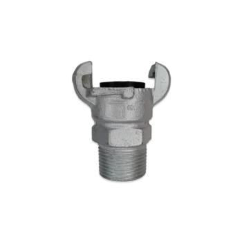 ME100 COPLE MARCA ENCO, CONEXION, MACHO NPT, GALVANIZADO, TIPO 2 GARRAS
